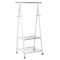 Vaateteline Home4You Forest, 85x52x152cm, valkoinen