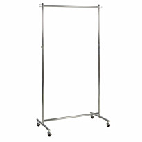 Vaateteline Home4You Gigant 93x42x116-171cm, kromi