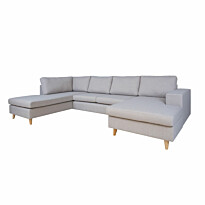 Kulmasohva Home4You Harald 318x185/140cm, 4-istuttava, vasen, beige