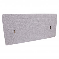 Työpöydän näkösuojapaneeli Home4you, 118x58cm, harmaa
