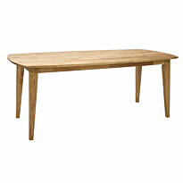 Jatkettava ruokapöytä Home4You Retro 190x90cm tammi