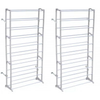 2 x kenkäteline