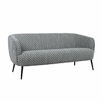 Sohva Home4You Accent 3-istuttava, harmaa