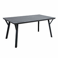 Ruokapöytä Home4You Casper 160x90h73cm, harmaa