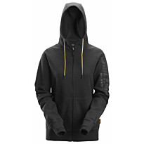 Naisten vetoketjuhuppari Snickers Workwear 2877 logolla