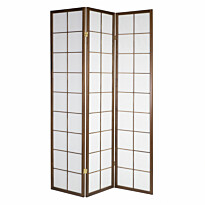 3-paneelinen tilanjakaja Home4You Oriental ruskea
