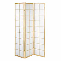 3-paneelinen tilanjakaja Home4You Oriental beige