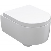 WC-istuin Kerasan Flo, seinämalli, valkoinen