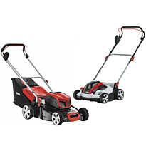 Akkuruohonleikkuri + nurmikonilmaaja AL-KO EnergyFlex 40V, 2x4.0Ah akuilla