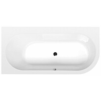 Kylpyamme Interia Astra 165x800x480 mm, vasen, valkoinen