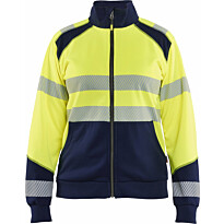 Naisten college Blåkläder 3508 Highvis vetoketjulla