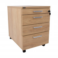 Laatikosto Home4You ERGO 60x43x60cm, hikkoripuu