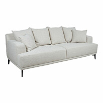 Sohva Home4You Magnolia 3-istuttava, vaaleanbeige