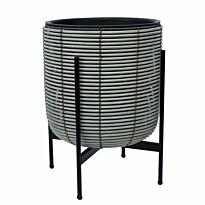 Kukkaruukku Home4You Wicker jalustalla 38x38x49cm