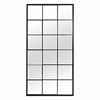 Seinäpeili Home4You Simone, 90x180cm, musta