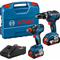 Akkukonesarja Bosch Professional GDX 18V-200 + GSB 18V-55, 2x4.0Ah akuilla + L-Case