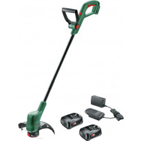 Akkutrimmeri Bosch EasyGrassCut 18-260, 18V, 2x2.0Ah akuilla