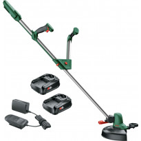 Akkutrimmeri Bosch UniversalGrassCut 18-260, 18V, 2x2.0Ah akuilla