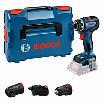 Akkuporakone Bosch Professional GSR 18V-90 FC Solo + 3xGFA, 18V, ilman akkua + L-Boxx