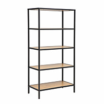Hylly Home4You Hedvig 63x33x124cm, saarni/musta