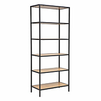 Hylly Home4You Hedvig 63x33x152cm, saarni/musta