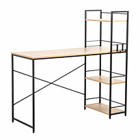 Työpöytä Home4You Study 120x51x120cm, tammi/ruskea