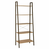 Hylly Home4You Sancia 64x34x164cm, tammi/ruskea