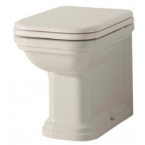 WC-istuin Kerasan Waldorf 4118, lattiamalli, S/P-lukko, valkoinen