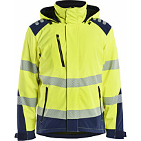 Softshell-takki Blåkläder 4400 Highvis kevyesti topattu