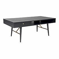 Sohvapöytä Home4You Luxemburg 115x60x45cm, musta
