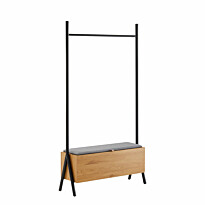 Vaateteline Home4You Aalborg 97x32x180cm, tammi