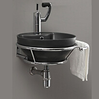 Pesualtaan kiinnike 4AQUA Diamante, oikea, kromi