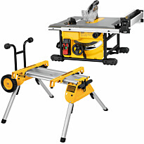 Pöytäsaha + pöytä DeWalt DWE7485RS Compact, 230V, Ø210mm, Verkkokaupan poistotuote