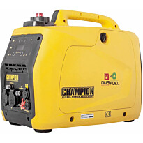 Invertteriaggregaatti Champion Dual Fuel The Supersilent, 2000W, 2x230V 1x12V 2xUSB