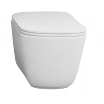 WC-istuin Kerasan Tribeca Tech 5118TK Rimless, lattiamalli, S/P-lukko, valkoinen