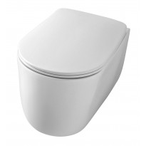 WC-istuin Kerasan Nolita 5314 Rimless, seinämalli, valkoinen