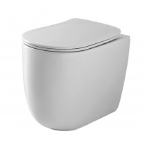 WC-istuin Kerasan Nolita Tech 5318TK Rimless, lattiamalli, S/P-lukko, valkoinen