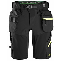 Softshell-shortsit Snickers Workwear 6140 FlexiWork