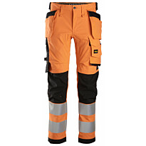 Riipputaskuhousut Snickers Workwear 6243 High-Vis lk 2
