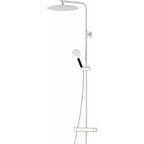Sadesuihkusetti Mora Inxx II, termostaattihanalla, suihkupää ⌀300mm, vettä säästävä, matta valkoinen