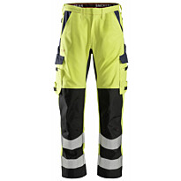 Huomiotyöhousut Snickers Workwear 6364 ProtecWork lk 2 säärivahvikkeilla