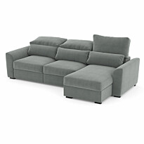 Divaanivuodesohva Home4You Tito 235x141,5, 3-istuttava, vaaleanharmaa