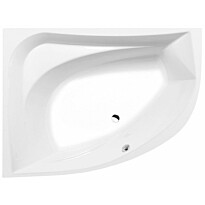 Kylpyamme Interia Tanya + tukikehys, 1600x1200x490 mm, vasen, valkoinen