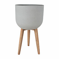 Kukkaruukku Home4You Sandstone ø40x73,5cm, harmaa