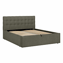 Sängynrunko Home4You Leena 160x200cm, tummanbeige