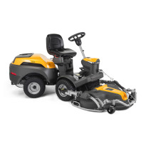 Etuleikkuri Stiga Park 500 WX + Combi 100 Q Plus -leikkuulaite