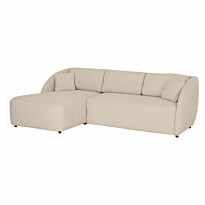 Divaanivuodesohva Home4You Valery, 3-istuttava, vasen, beige