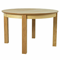 Jatkettava ruokapöytä Home4You Chicago ø120/160cm, tammi