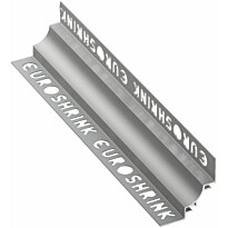 Laattalista/sisäkulma Euroshrink alumiini 210a, 10mm x 2.5m, eri värejä