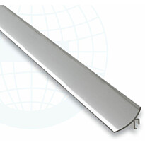 Sisäkulmalistan päätypala Euroshrink alumiini f-211a, eri vaihtoehtoja
